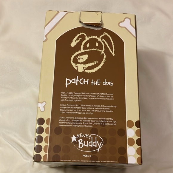 NWT Scentsy Buddy 15” Plush Stuffed Saint Bernard Patch - Puppy Dog in box - Picture 6 of 6